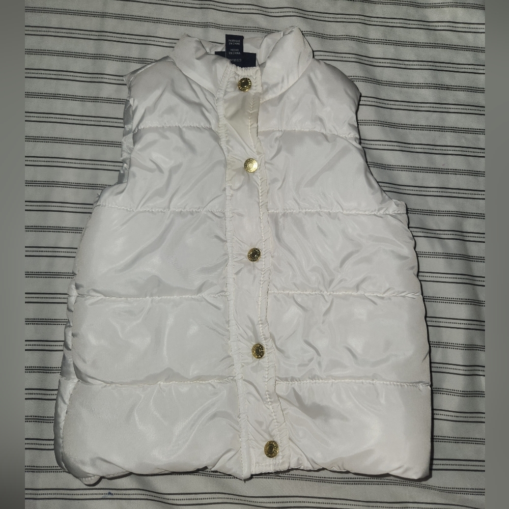 Calvin Klein Jeans White Kids Puffer Vest